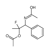 (1-acetamido-2-fluoro-1-phenylpropan-2-yl) acetate Structure