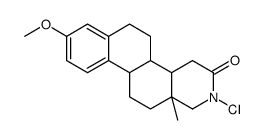 N-chloro-3-methoxy-17-azahomo-1,3,5(10)-estratrien-16-one Structure