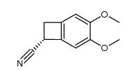 (R)-3,4-dimethoxybicyclo[4.2.0]octa-1(6),2,4-triene-7-carbonitrile Structure