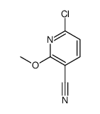 6-CHLORO-2-METHOXYNICOTINONITRILE Structure