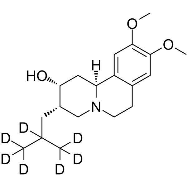 cis-Dihydro Tetrabenazine-d7结构式