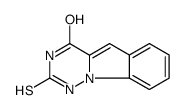 2-sulfanylidene-1H-[1,2,4]triazino[1,6-a]indol-4-one结构式