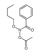 N-ACETOXY-N-BUTOXYBENZAMIDE Structure