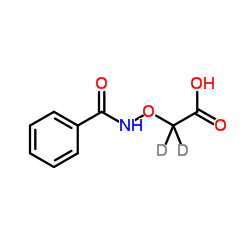 (Benzamido)oxy Acetic Acid-d2结构式