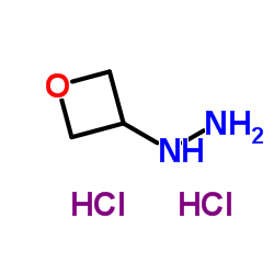 1-(oxetan-3-yl)hydrazine dihydrochloride Structure