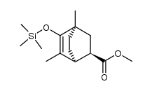 (1S,2R,4R)-methyl 4,6-dimethyl-5-((trimethylsilyl)oxy)bicyclo[2.2.2]oct-5-ene-2-carboxylate结构式