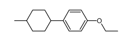 4-(4-ethoxyphenyl)-1-methylcyclohexane结构式