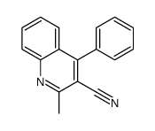 2-methyl-4-phenylquinoline-3-carbonitrile结构式