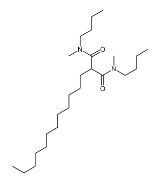 N,N'-dibutyl-2-dodecyl-N,N'-dimethylpropanediamide Structure