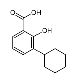 3-Cyclohexylsalicylic acid Structure