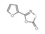 5-(2-furyl)-1,3,4-oxathiazol-2-one structure