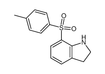 7-<(4-Methylphenyl)sulfonyl>indoline Structure