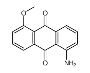 1-amino-5-methoxyanthracene-9,10-dione结构式