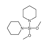 dimethoxy-di(piperidin-1-yl)silane Structure