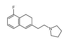 1-[2-(5-fluoro-3,4-dihydronaphthalen-2-yl)ethyl]pyrrolidine Structure