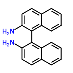 (S)-(-)-1,1'-联-2-萘胺结构式