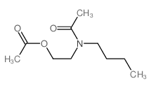 Acetamide,N-[2-(acetyloxy)ethyl]-N-butyl- structure