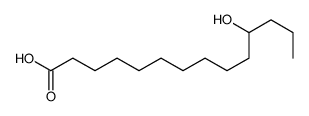 11-Hydroxytetradecanoic acid structure