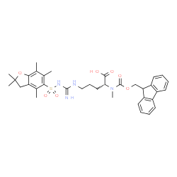 Fmoc-N-Me-D-Arg(Pbf)-OH structure