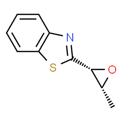 Benzothiazole, 2-[(2R,3R)-3-methyloxiranyl]-, rel-(-)- (9CI) Structure