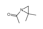 1-(acetyl)-2,2-dimethylaziridine结构式