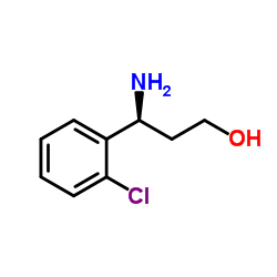 3-Amino-3-(2-chlorophenyl)-1-propanol Structure