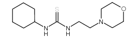 N-环己基-N’-[2-(4-吗啉基)乙基]-硫脲结构式