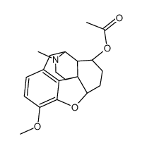 4,5α-Epoxy-3-methoxy-17-methylmorphinan-8β-ol acetate picture