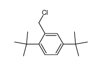 2,5-di-tert-butylbenzyl chloride结构式