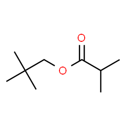 Propanoic acid, 2-Methyl-, 2,2-dimethylpropyl ester结构式