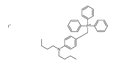 [4-(dibutylamino)phenyl]methyl-triphenylphosphanium,iodide Structure