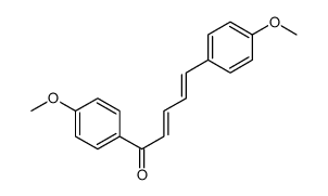 1,5-bis(4-methoxyphenyl)penta-2,4-dien-1-one结构式