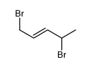 1,4-dibromopent-2-ene结构式