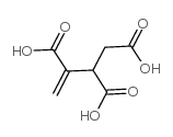 3-butene-1,2,3-tricarboxylic acid Structure