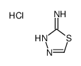 1,3,4-thiadiazol-2-amine,hydrochloride结构式