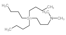 1-Propanamine,N,N-dimethyl-3-(tributylstannyl)-结构式