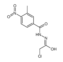 N'1-(2-CHLOROACETYL)-3-METHYL-4-NITROBENZENE-1-CARBOHYDRAZIDE结构式