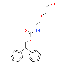 Fmoc-N-amido-PEG2-alcohol structure