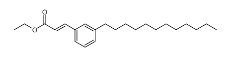 ethyl m-dodecylcinnamate结构式