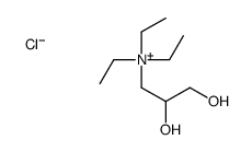 2,3-dihydroxypropyl(triethyl)azanium,chloride结构式