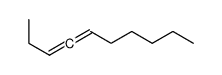 deca-3,4-diene Structure