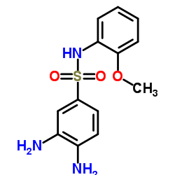 3,4-DIAMINO-N-(2-METHOXY-PHENYL)-BENZENESULFONAMIDE structure