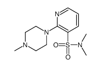 3-Pyridinesulfonamide, N,N-dimethyl-2-(4-methyl-1-piperazinyl)- Structure