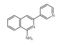 3-pyridin-3-ylisoquinolin-1-amine结构式