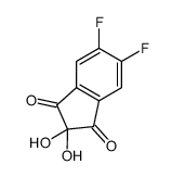 1H-Indene-1,3(2H)-dione, 5,6-difluoro-2,2-dihydroxy- (9CI) structure