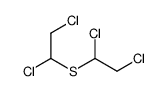 1,2-dichloro-1-(1,2-dichloroethylsulfanyl)ethane Structure