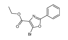 ethyl 5-bromo-2-phenyloxazole-4-carboxylate Structure