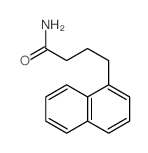 1-Naphthalenebutyramide结构式