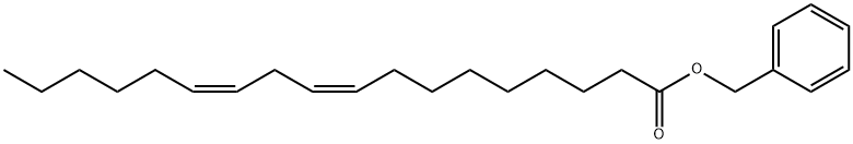 9,12-Octadecadienoic acid (9Z,12Z)-, phenylmethyl ester Structure