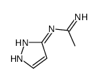 N-(1H-Pyrazol-3-yl)acetimidamide结构式